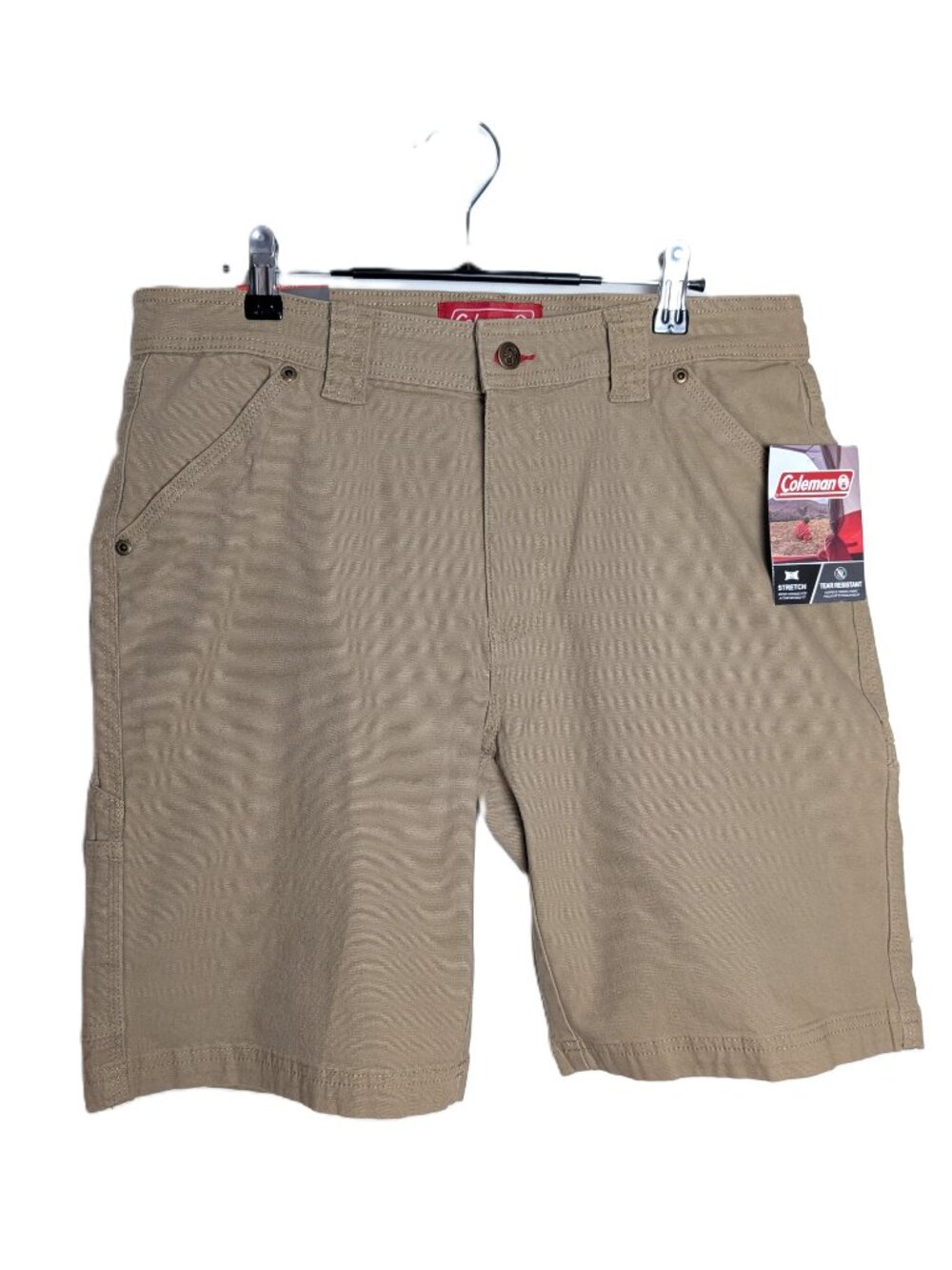 Coleman Sand Dune (Tan) Cargo Shorts Size 32 NWT